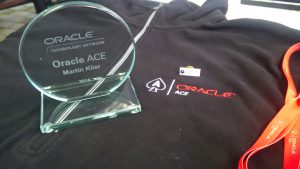 My Oracle ACE program shipment just arrived today.